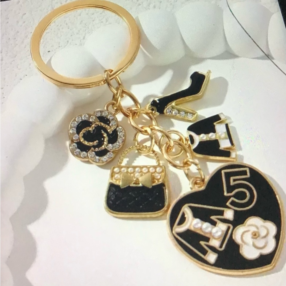 Elegant Charm Keychain Handbag Tag